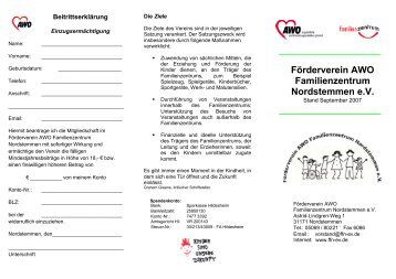 Förderverein AWO Familienzentrum Nordstemmen e.V.