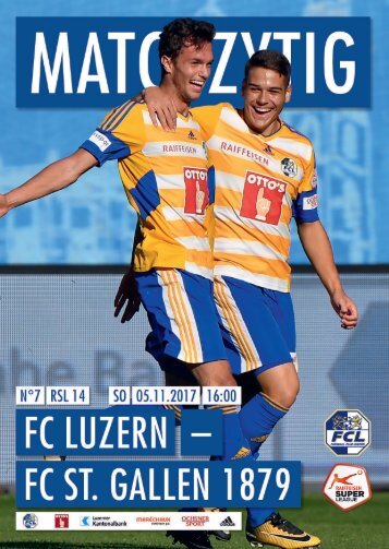 FC LUZERN MATCHZYTIG N°7 1718 (RSL 14)