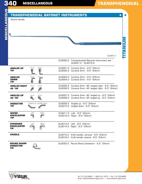 Wexler Specialty Catalog- Version 6