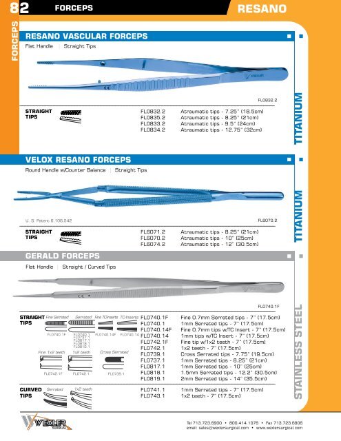 Wexler Specialty Catalog- Version 6