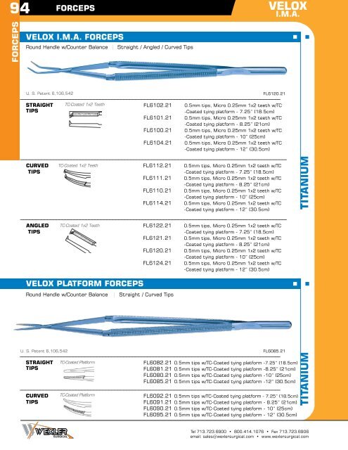 Wexler Specialty Catalog- Version 6