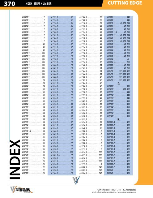 Wexler Specialty Catalog- Version 6