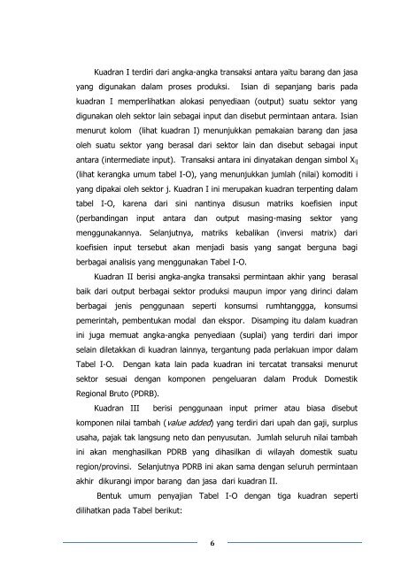 Buku Survey Penyusunan Tabel 2011 Balitbangda prov Sulsel