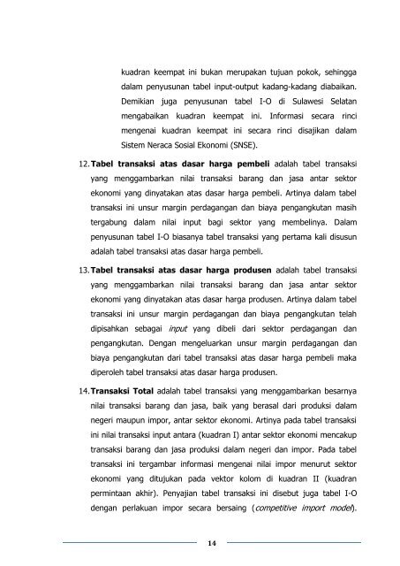 Buku Survey Penyusunan Tabel 2011 Balitbangda prov Sulsel