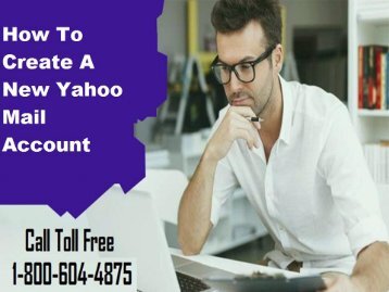 How To Create a New Yahoo Mail Account? 18006044875
