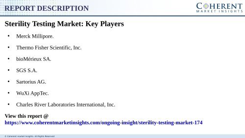 Sterility Testing Market - Global Industry Insights, Trends, and Opportunity Analysis, 2016-2024