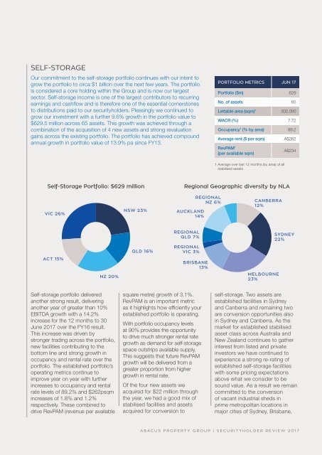 Abacus Property Group – Securityholder Review 2017