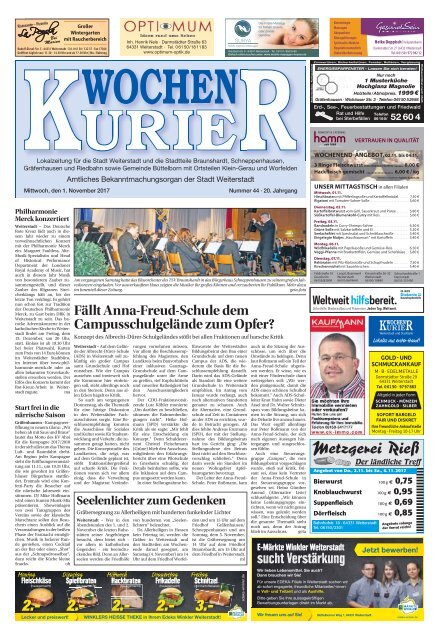 Wochen-Kurier 5/2017 - Lokalzeitung für Weiterstadt und Büttelborn