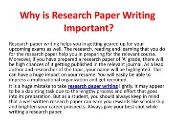 Research Paper Writing Help