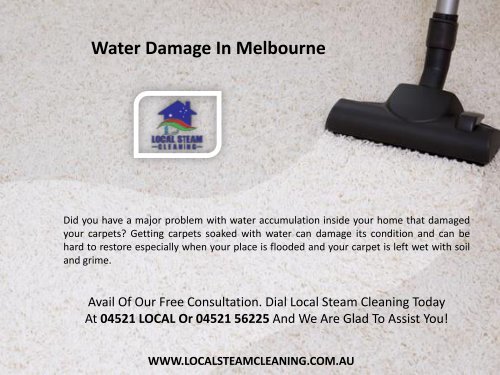 Water Damage In Melbourne