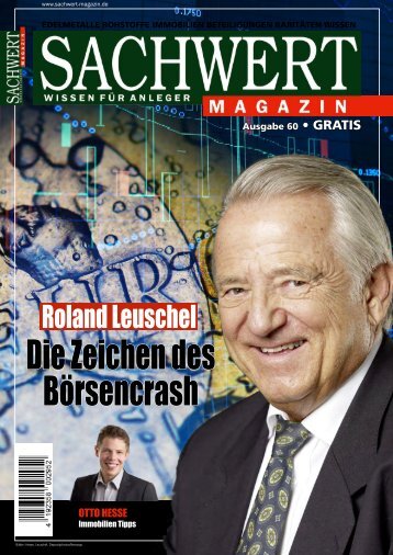 Sachwert Magazin Ausgabe 60, Oktober 2017