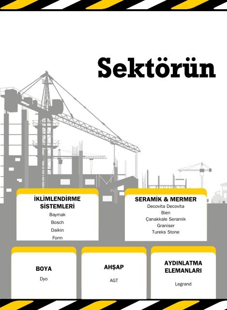 Yapı Malzeme Dergisi Kasım 2017 Sayısı