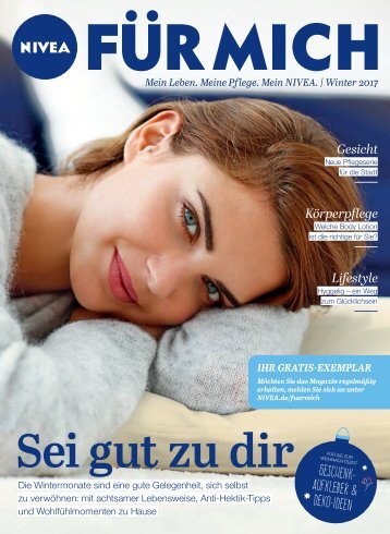 NIVEA FÜR MICH Magazin – Winter 2017