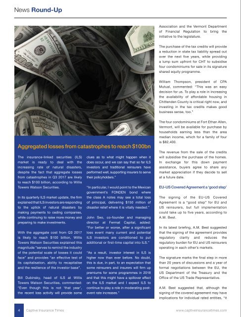 Captive Insurance Times issue 135