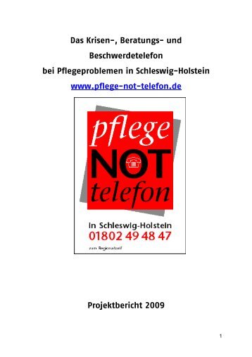 Kontaktaufnahme PflegeNotTelefon - AWO Pflege Schleswig ...