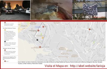 La Rioja Tijuana - Colinas de California - Coto Bahía - Delegación Sánchez Taboada Tijuana -  MAPA -Delitos de Alto Impacto, Narco Mantas y Muerte