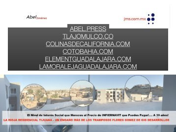 La Rioja Residencial Tijuana - Coto Bahía - ABEL.PRESS Imagenes de la Violencia e Inseguridad en la Zona de Colinas de California