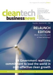 Cleantech Business News NovDec 2017