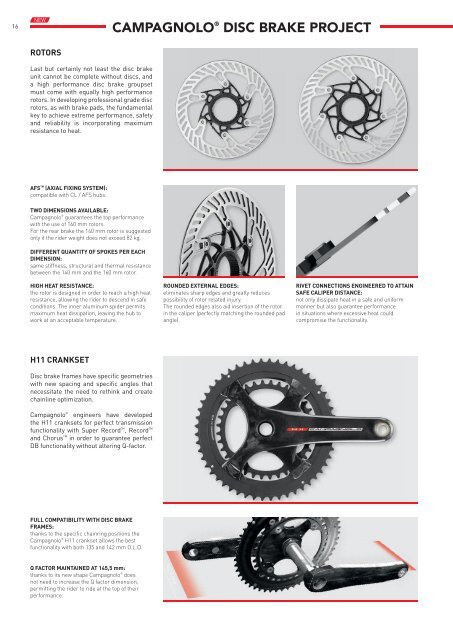 Campagnolo Groupsets Catalog 2018