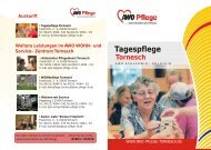 Tagespflege - AWO Pflege Schleswig-Holstein gGmbH