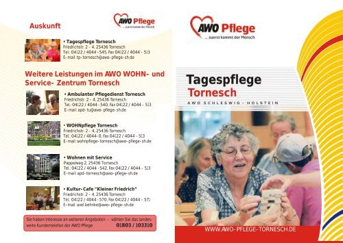 Tagespflege - AWO Pflege Schleswig-Holstein gGmbH