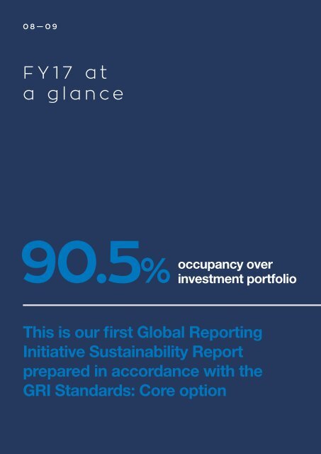 Abacus Property Group – Sustainability Report 2017