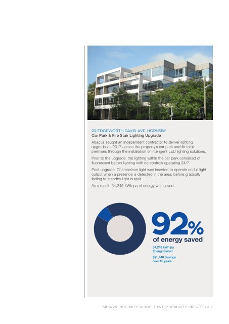 Abacus Property Group – Sustainability Report 2017