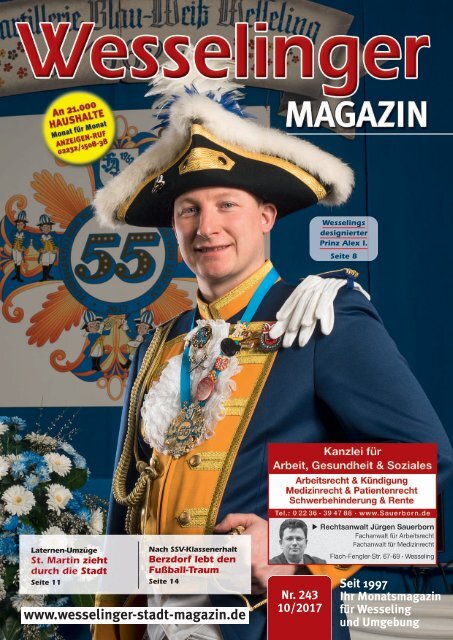 Wesselinger Stadt Magazin November 2017