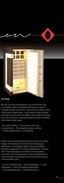 Signature Safes by HARTMANN / Luxury Safes  