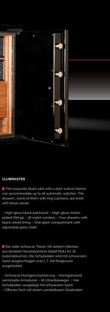 Signature Safes by HARTMANN / Luxury Safes  