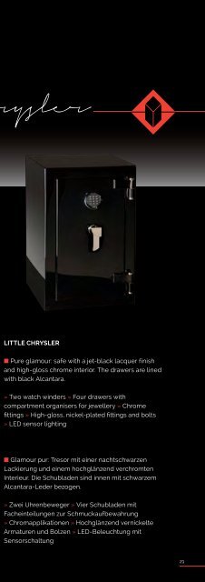 Signature Safes by HARTMANN / Luxury Safes  