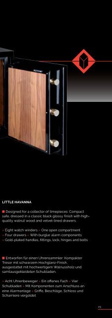 Signature Safes by HARTMANN / Luxury Safes  