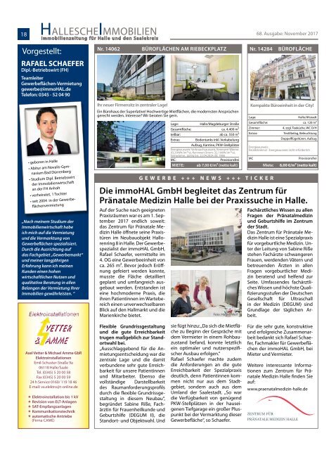 Hallesche Immobilienzeitung Ausgabe 68 November 2017