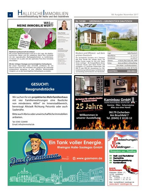 Hallesche Immobilienzeitung Ausgabe 68 November 2017