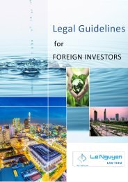 Legal Guidelines for Foreign Investors 2017