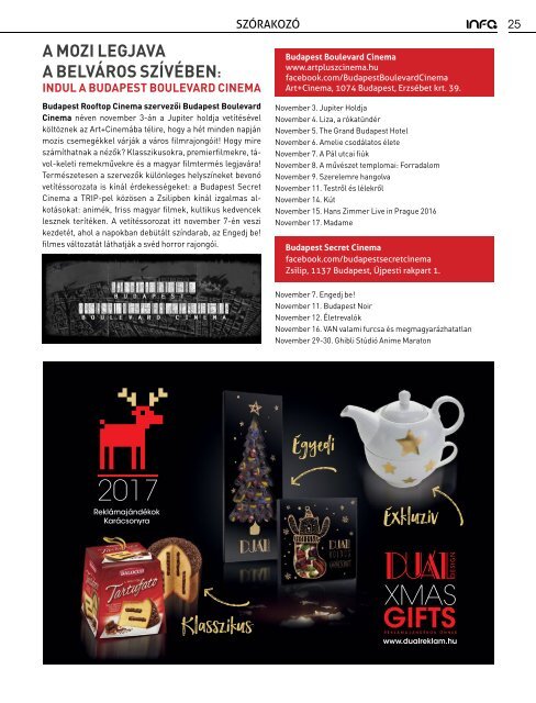 InfoPont Magazin 2017 NOVEMBER