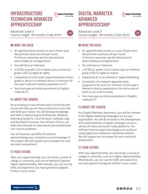 Shipley College Full-time Prospectus 2018-19