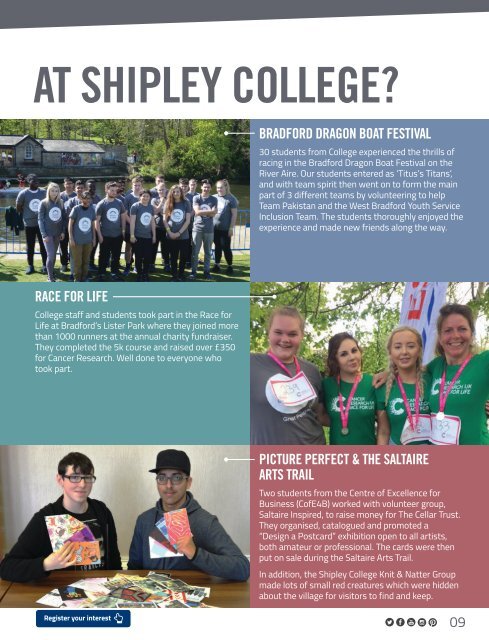 Shipley College Full-time Prospectus 2018-19