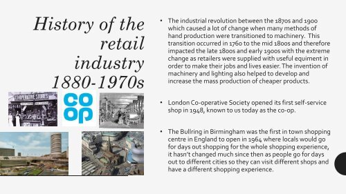 retail history time line