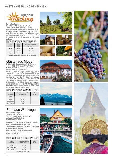 Urlaubsmagazin Hagnau 2018