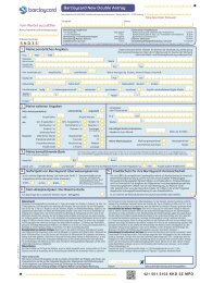 Barclaycard New Visa Antrag
