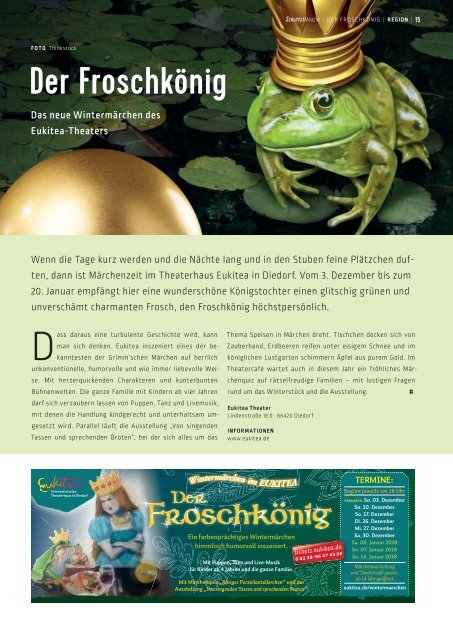 SchlossMagazin Bayerisch-Schwaben November 2017