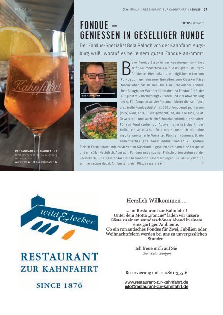 SchlossMagazin Fünfseenland November 2017