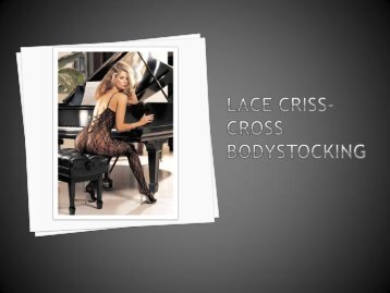 Lace Criss-Cross Bodystocking