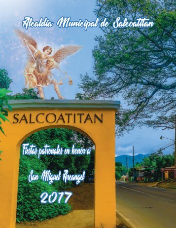 Programa de las Fiestas Patronales Salcoatitán. 2017