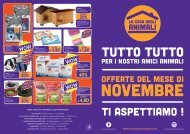 La Casa degli Animali Volantino Novembre