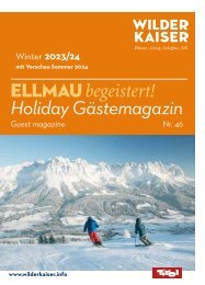 Ellmau Holiday Gästemagazin Winter