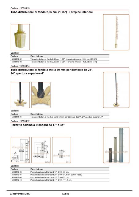 Depuratori Acqua Addolcitori Osmosi Inversa Catalogo 3 novembre 2017