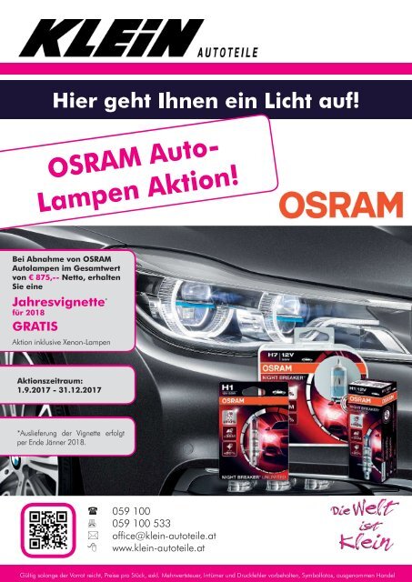 Flyer Osram Aktion