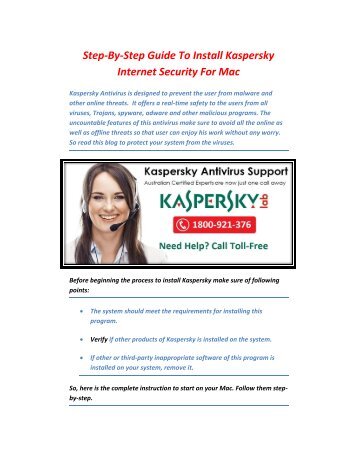 Step-By-Step Guide To Install Kaspersky Internet Security For Mac